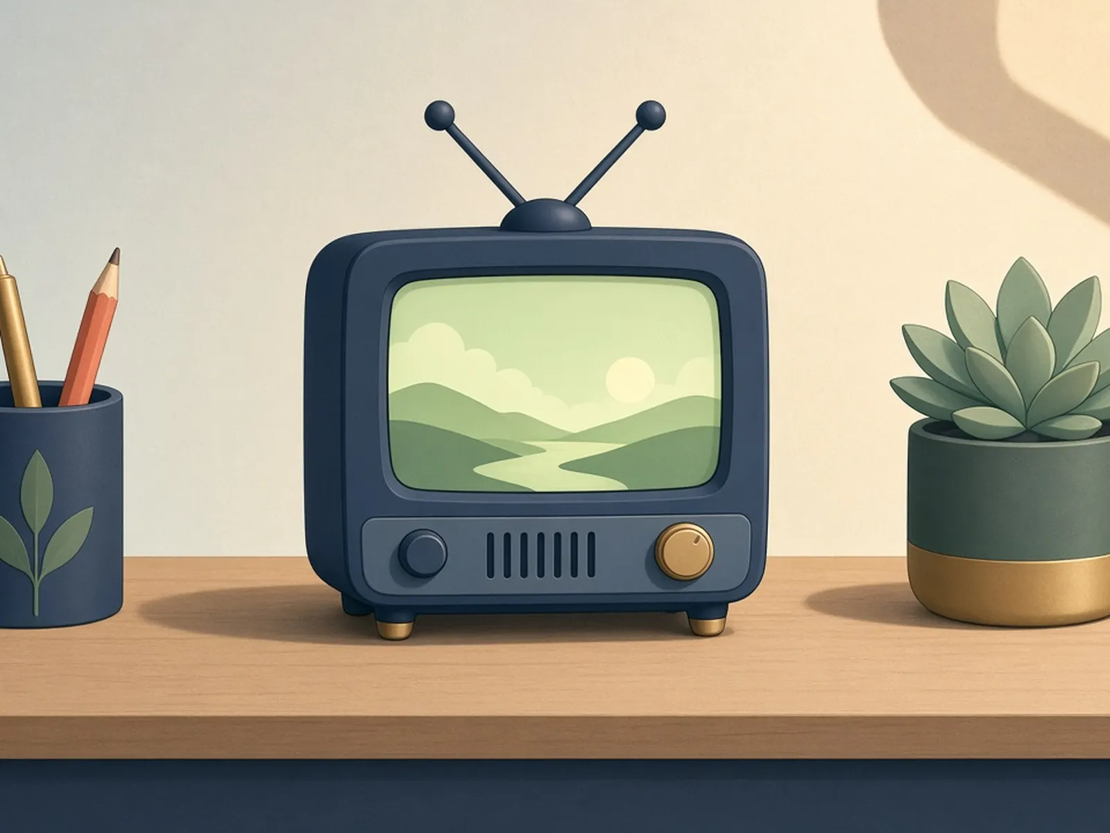 Tinytron: tiny ESP32-S3 retro TV desk toy