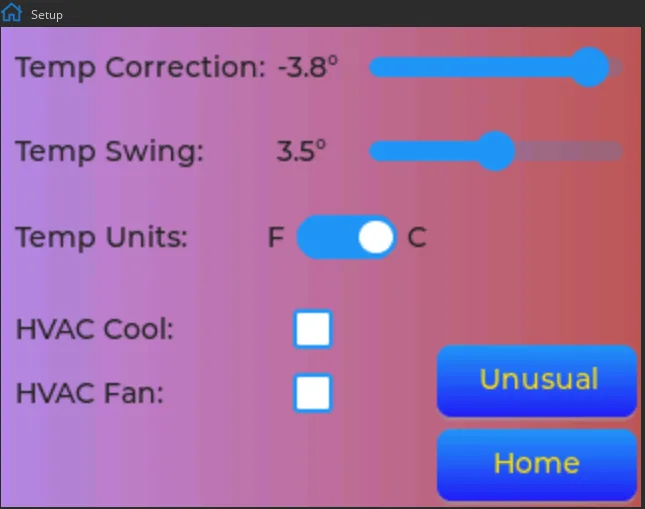 Open-source ESP32 touchscreen smart thermostat photo 3