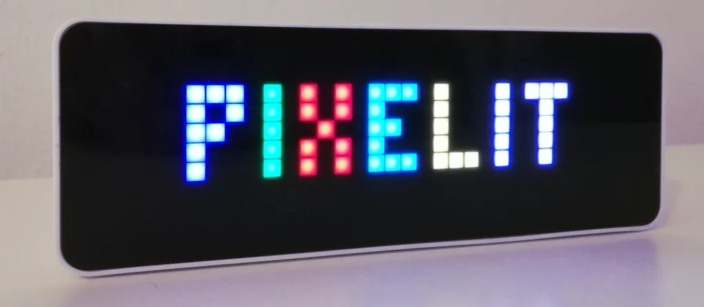 PixelIt: pixel-art LED matrix display for ESP32