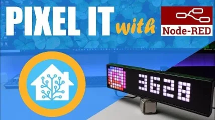 PixelIt: pixel-art LED matrix display for ESP32 photo 2